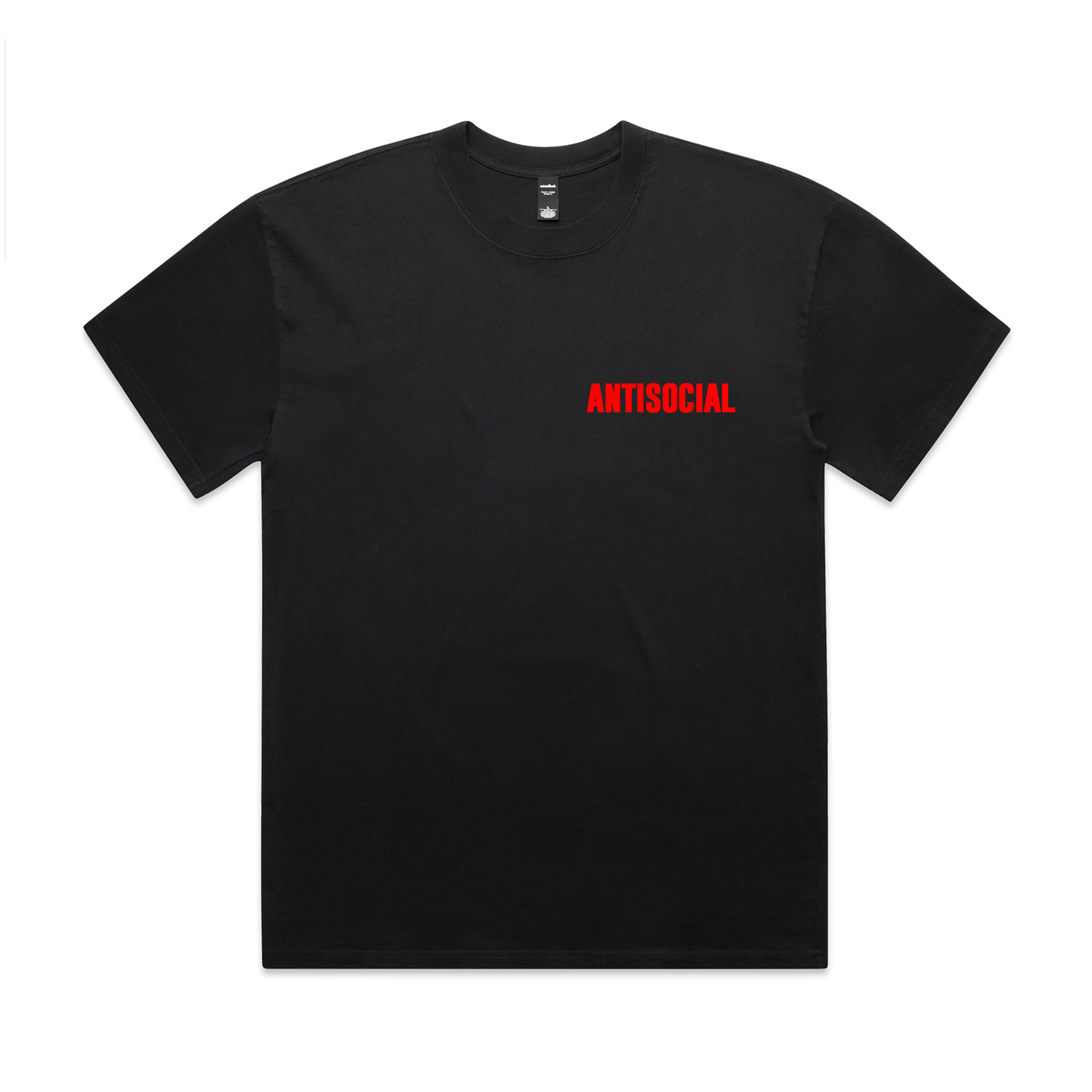 Short sleeve t-shirt black / red