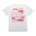 Short sleeve t-shirt white / red